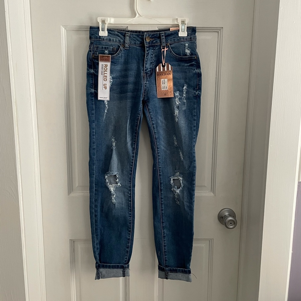 Brand new cropped jeans